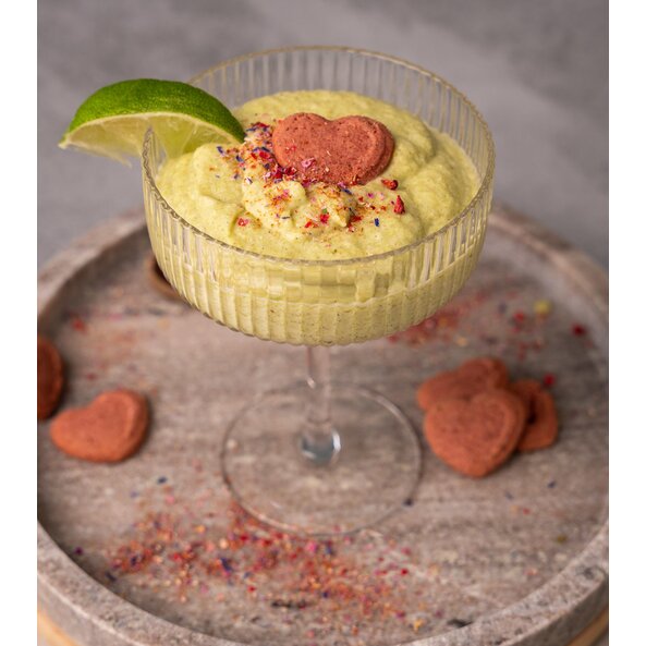 Süßes Spargel-Limetten-Mousse