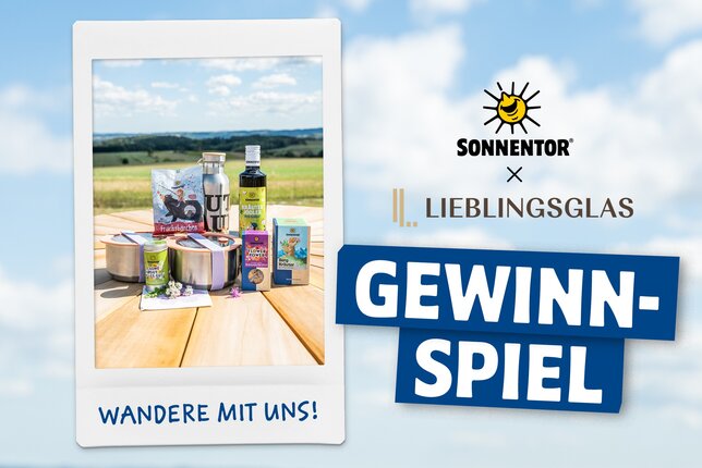 Gewinnspiel SONNENTOR & Lieblingsglas | © SONNENTOR