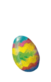 Illustration of a colorful Easter egg. | © SONNENTOR
