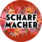 Illustration mit unterschiedlichsten bunten Blüten auf rotem Hintergrund mit der Aufschrift Scharfmacher | © SONNENTOR