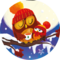 Illustration of a mother owl with her child wearing warm winter clothes sitting on a snowy branch enjoying a warm cup of tea | © SONNENTOR