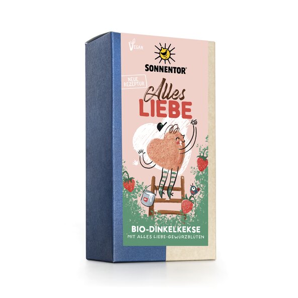 Alles Liebe Kekse bio 125 g, Packung