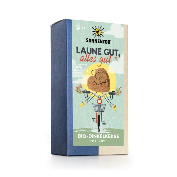 Laune gut, alles gut® Kekse bio 125 g, Packung
