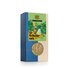 Photo of a pack 12-Herbs-Salt. On the package is a picture of a dwarf driving through a herb field with a wheelbarrow full of herbal salt.