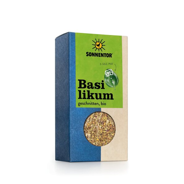 Basilikum geschnitten bio 15 g, Packung