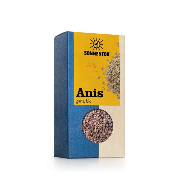 Photo of a pack Anise whole. On the package is a picture of Anise.