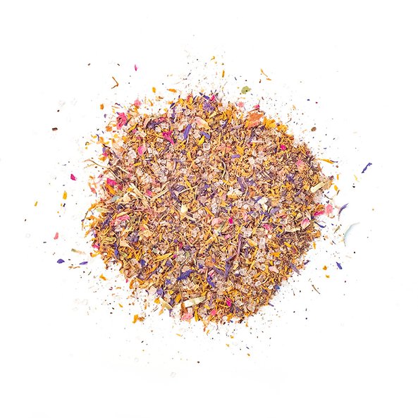 A photo of the colorful Flower Power Spice Blossom.