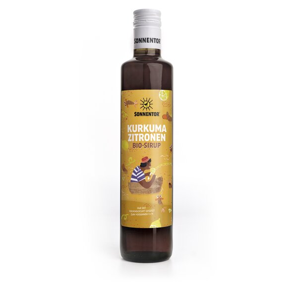 Kurkuma-Zitronen Sirup bio 500 ml