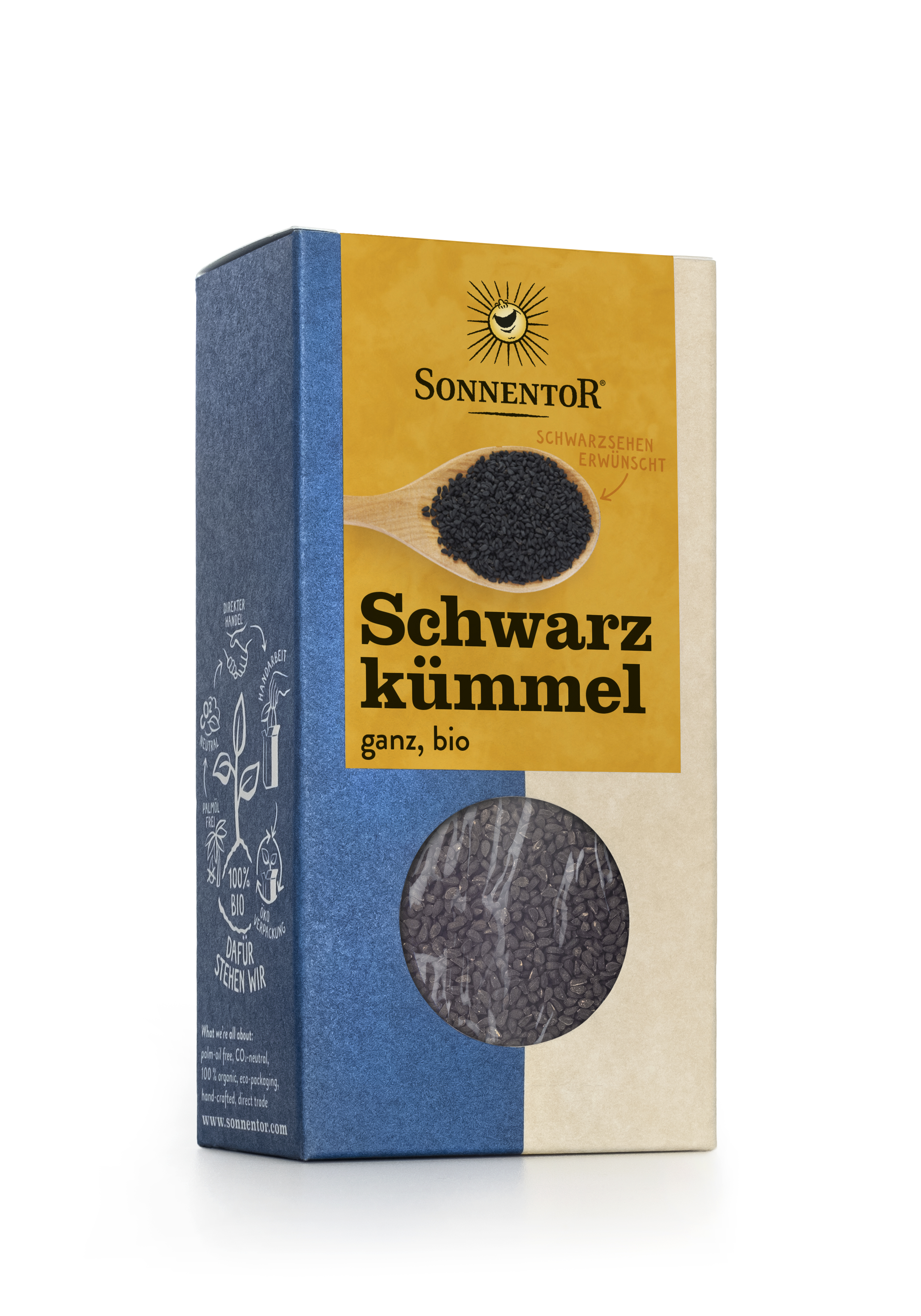 SONNENTOR - Schwarzkümmel ganz bio 50 g, Packung