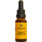 Photo of a bottle propolis tincture. On the yellow label you can see two bees.