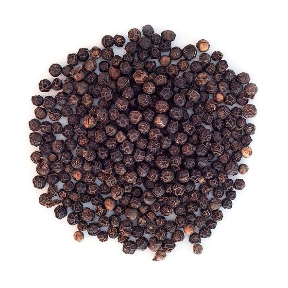Photo of the black peppercorns.