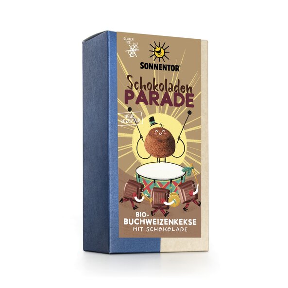 Schokoladen-Parade Kekse bio 100 g, Packung