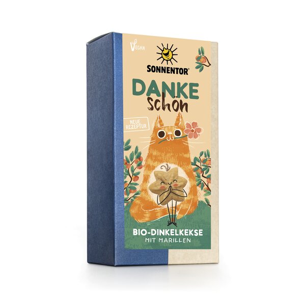 Dankeschön Kekse bio 125 g, Packung