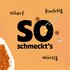 Illustration of Asian BBQ spice loose on a light orange background with the words: ‘This is how it tastes: hot, fruity, spicy’. | © SONNENTOR