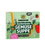 Zuckerfreie Gemüsesuppe Suppenwürfel bio