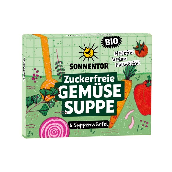 Zuckerfreie Suppenwürfel bio 66 g