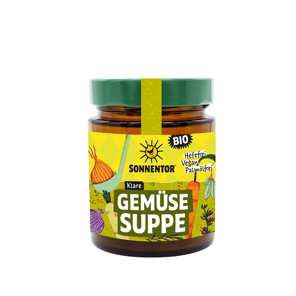 Gemüsesuppe klar Hildegard im Glas bio, 120g