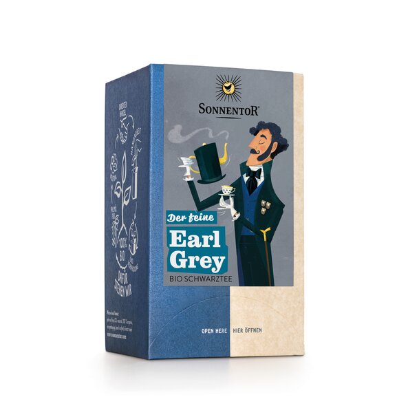 Schwarztee Earl Grey bio, Doppelkammerbeutel