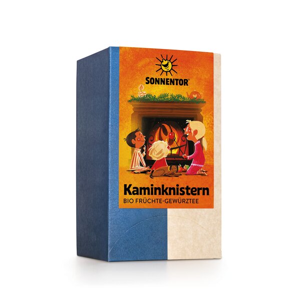 Kaminknistern Früchtetee bio 45 g, Doppelkammerbeutel