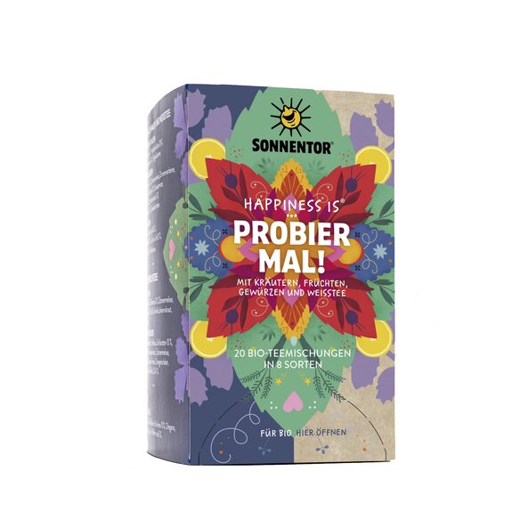 Happiness is® Probier mal! (2022) bio 31,4 g, Doppelkammerbeutel