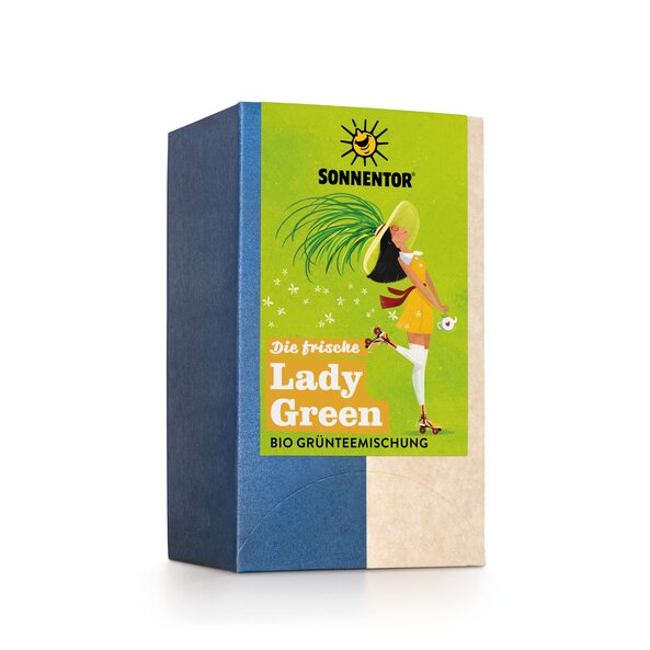 Die frische Lady Green Tee bio 21,6 g, Doppelkammerbeutel