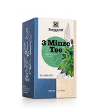 3-Minze Tee bio Doppelkammerbeutel | © SONNENTOR