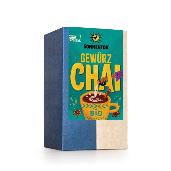 Gewürz Chai Tee bio 32,4 g, Doppelkammerbeutel