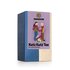 Photo of a pack Stormy Weather Herbal Tea. There is a picture of two children and a dog tied a scarf around their neck.