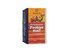 Photo of a pack fruit tea assortment Try it! On the colorful package you can see three fruits with hats.