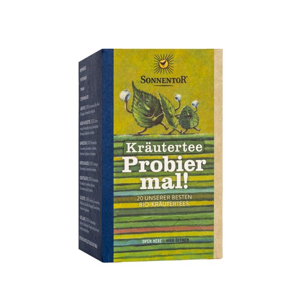 Kräutertee Probier mal! bio 28,5 g, Doppelkammerbeutel | © SONNENTOR