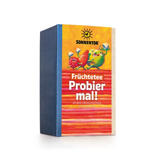 Früchtetee Probier mal! bio 49,4 g, Doppelkammerbeutel