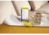 Foto von einer Packung Pipifein Tee Bio-Kräuter-Früchteteemischung, rechts eine Teetasse und in einer Schüssel Knäckebrot.