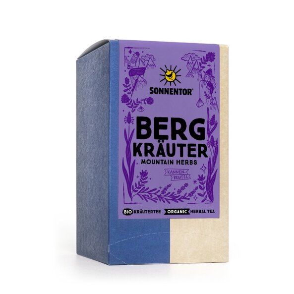 Bergkräuter Tee bio 48 g, Kannenbeutel