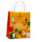 Paper tote bag with Christmas motifs and inscription "I give you joy".