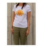 womens shirt shortarm, white Size XS, org. cotton