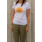 Damen Shirt kurzarm, weiß, Gr. XL, Bio-BW2018