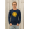 Herren Shirt langarm, dunkelblau Gr. XL, Bio-BW2018