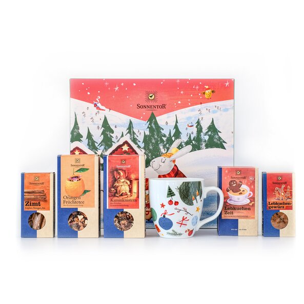 Weihnachten Geschenkkarton 31,5x28,5x10,5 cm bio