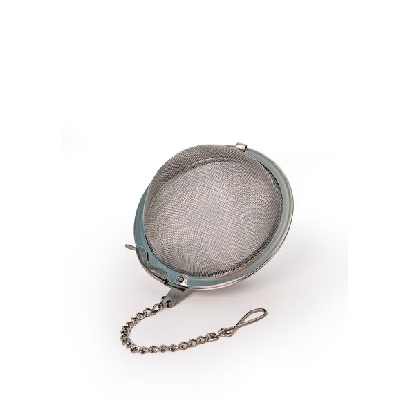 The photo shows a tea infuser ball.