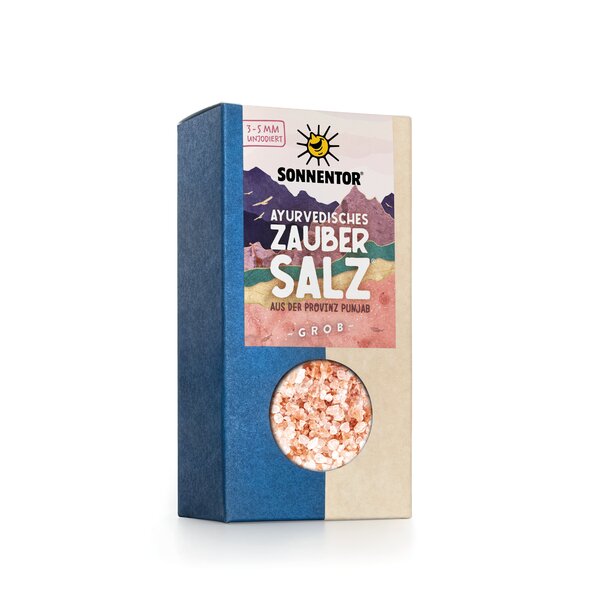 Ayurvedisches Zaubersalz® grob, für Salzmühlen 150 g, Packung