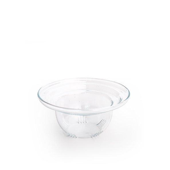 In the photo you can see a glass filter for jumbo cups. The glass bowl has small openings at the bottom.