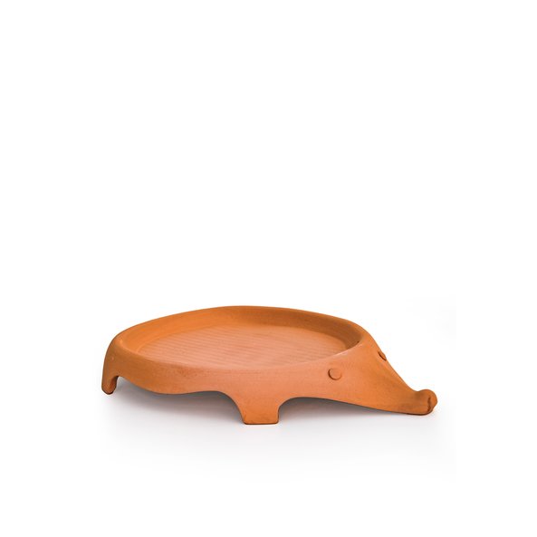 Photo of the cress hedgehog made of ceramic.