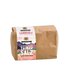 Photo of a gianz-size pack ayurveda magic salt. On it you can see colorful mountains. Through a small window you can see the pink salt.