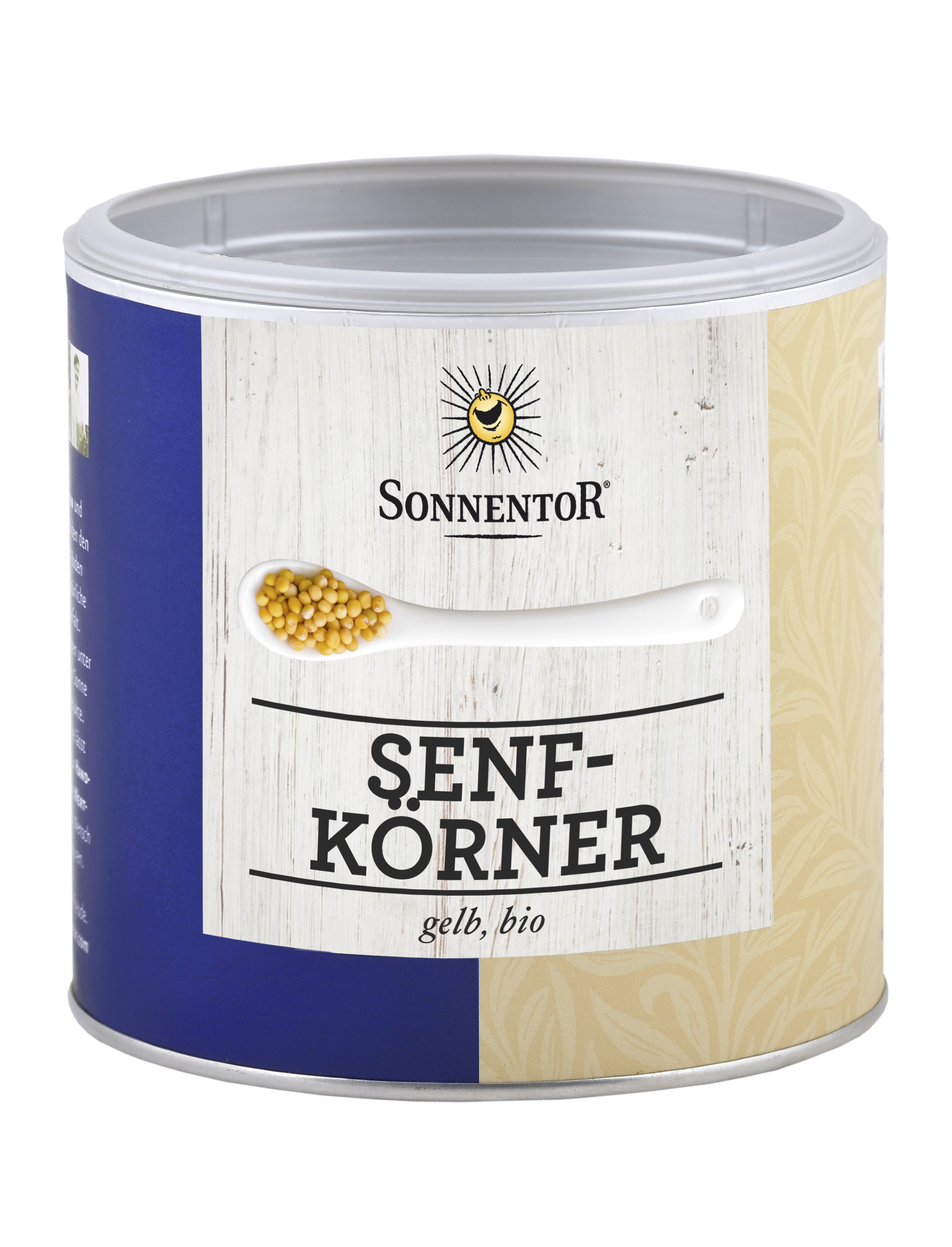 SONNENTOR - Senfkörner gelb bio 400 g, Gastrodose klein