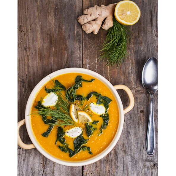 Karotten-Kurkuma Detox Suppe