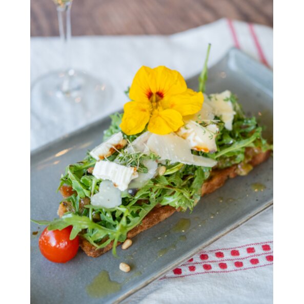 Bruschetta mit Waldviertler Schafkäse