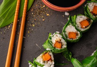 Bärlauch Sushi | © SONNENTOR