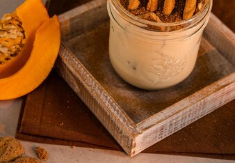 Pumpkin Cheesecake im Glas | © SONNENTOR