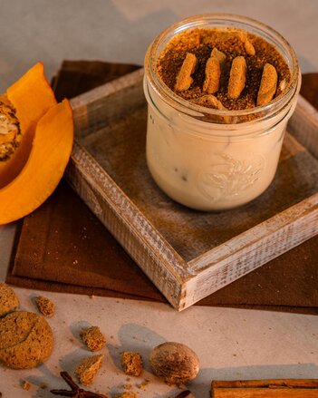 Pumpkin Cheesecake im Glas | © SONNENTOR