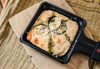 Banane Matcha Pancake Sonnentor Silvester | © SONNENTOR